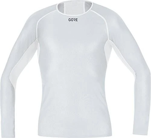 Gore Wear M Gore Windstopper Base Layer Funktionsshirt langarm light grey/white (Herren)
