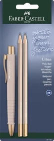 Faber-Castell Poly Ball Urban XB Set Kugelschreiber pale rose