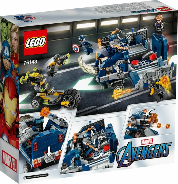 LEGO Marvel Super Heroes Spielset - Avengers Speeder-Bike Attacke