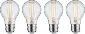 Paulmann Filament LED Birne E27 8W/817 dim klar, 4 Stück