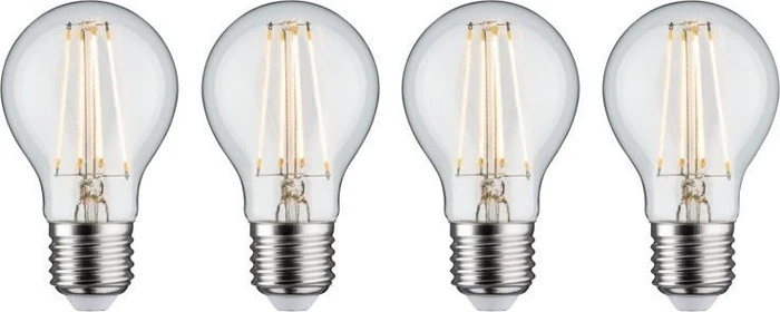 Paulmann Filament LED Birne E27 8W/817 dim klar, 4 Stück