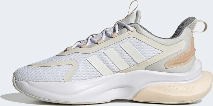 adidas Alphabounce+ Sustainable Bounce cloud white/zero metallic/grey three (Damen)