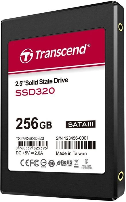 Transcend SSD320 256GB, 2.5" / SATA 6Gb/s