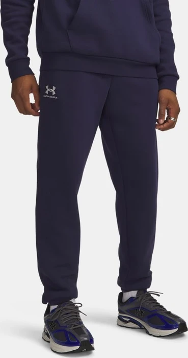 Under Armour Icon Fleece Trainingshose lang midnight navy/white (Herren)