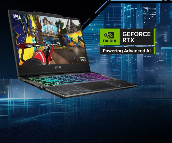MSI Cyborg A15 AI B2HWGKG-088, Ryzen 7 260, 32GB RAM, 1TB SSD, GeForce RTX 5070, DE
