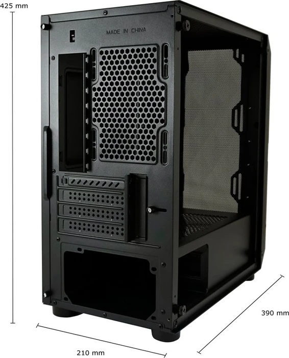 LC-Power Gaming 712MB Polynom_X, Glasfenster