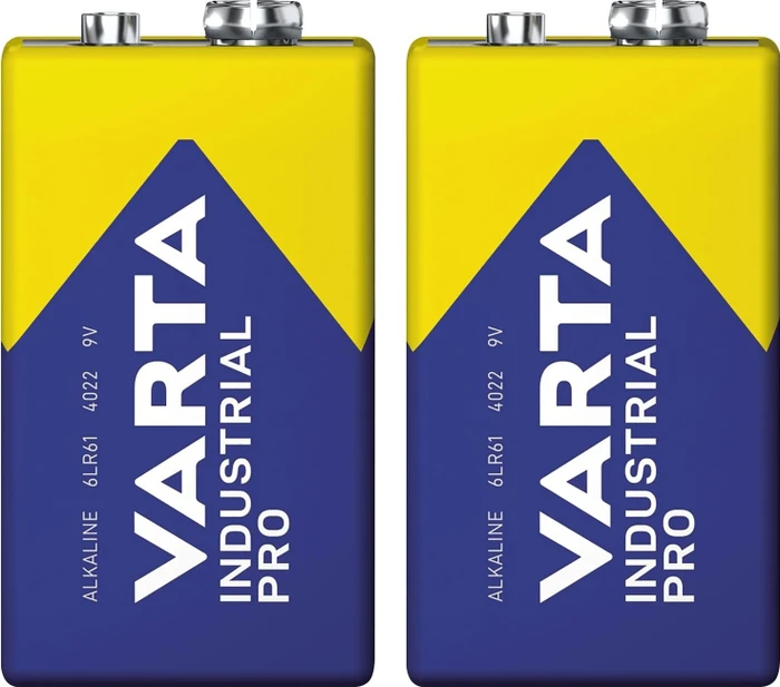 Varta Industrial Pro 9V-Block, 2er-Pack