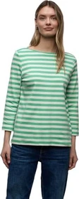 Street One Gestreiftes Shirt langarm arcadia green (Damen)