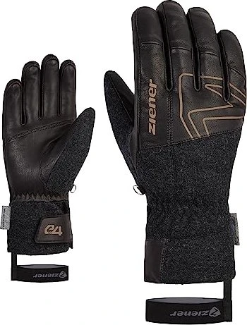 Ziener Ganghofer AW Skihandschuhe schwarz