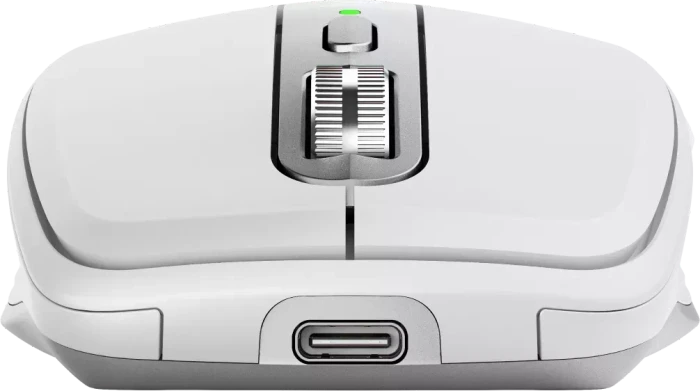 Logitech MX Anywhere 3S for Business Pale Grey, weiß/grau, Logi Bolt, USB/Bluetooth