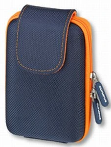 Olympus TRHC-120 Traveller Hard Case Kameratasche blau/orange