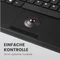 Perixx Periboard-526 Wired Mini Membrane Trackball Keyboard, schwarz, USB, UK Vorschaubild