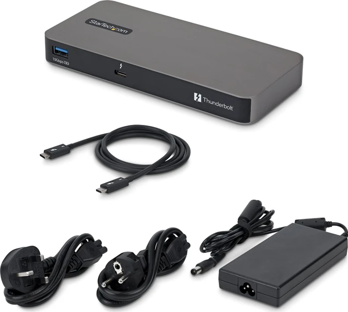 StarTech Thunderbolt 5 Hub, Thunderbolt Share KVM, 8K Multi-Display, 140W PD, Thunderbolt 5 [Buchse]