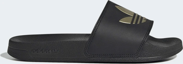 adidas Lite Adilette core black/matte gold