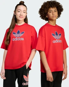adidas Oversize Trefoil T-Shirt kurzarm better scarlet (Junior)
