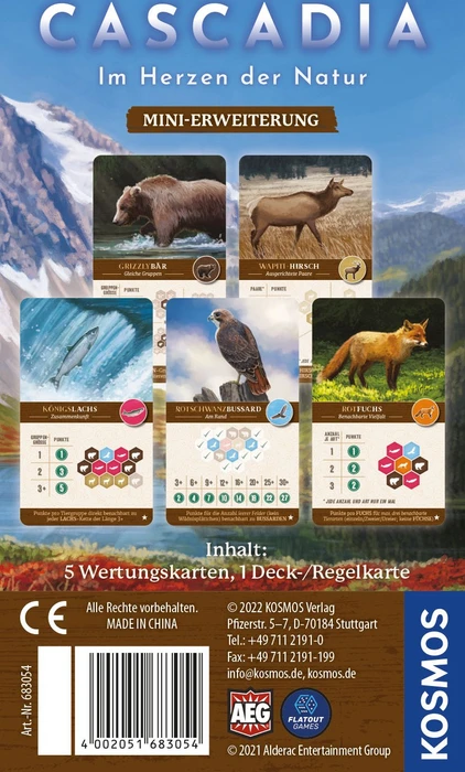 Cascadia - Im Herzen der Natur - Promokarten (Erweiterung)