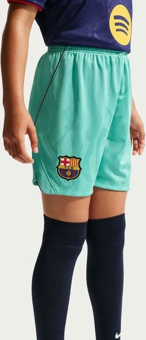 Nike FC Barcelona Stadium 2026/2027 Ausweichshorts green frost/gym red/loyal blue (Junior)
