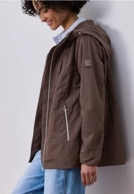 Street One Kapuze und Zipper Jacke mahogany brown (Damen)