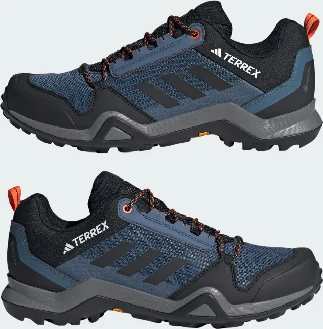 adidas Terrex AX3 GTX wonder steel/core black/semi impact orange (Herren)
