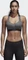 adidas Stronger For It Racer-Back Heather Sport-BH dark grey heather/black (Damen) Vorschaubild