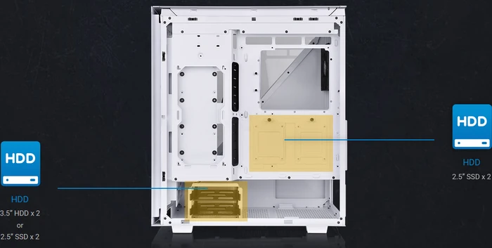 Thermaltake Divider 500 TG Air Snow Edition, weiß, Glasfenster