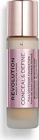 Revolution Beauty Conceal & Define Foundation F8, 23ml