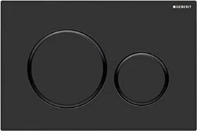 Geberit Sigma20 Betätigungsplatte schwarz matt/schwarz/schwarz matt