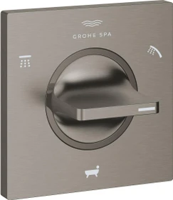 Grohe Allure 3-Wege Umstellung hard graphite gebürstet