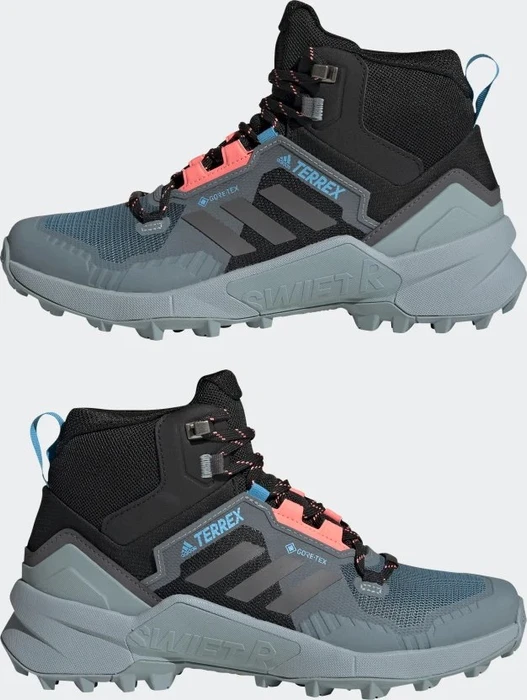 adidas Terrex Swift R3 Mid GTX core black/grey five/acid red (Damen)