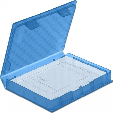 DeLOCK Protection Box for 2.5" HDD, 2.5", blau