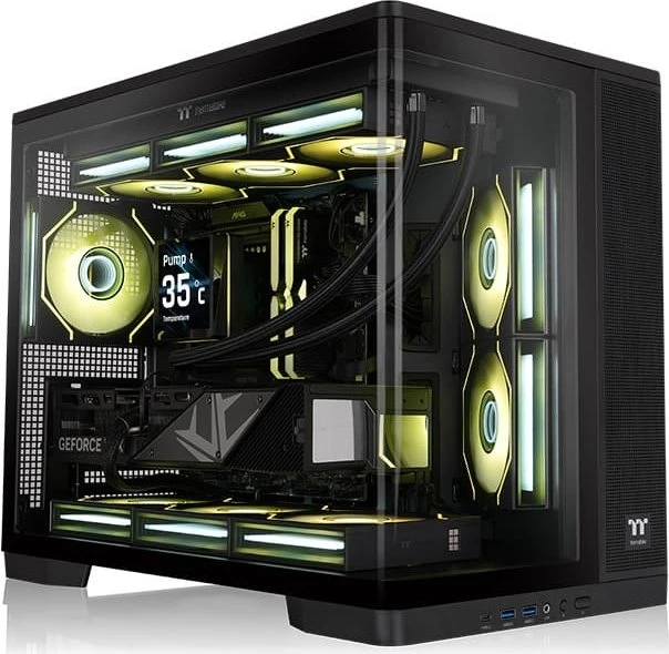 Thermaltake Arcus 280 TG ARGB Black, Glasfenster
