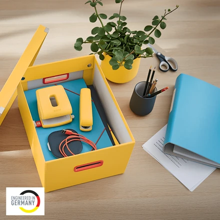 Leitz Click & Store Cosy Aufbewahrungsbox mittel, A4, gelb