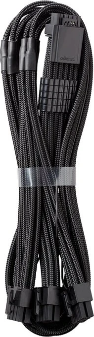 CableMod C-Series Pro ModMesh 12VHPWR for Corsair, 3x 8-Pin PCIe Stecker auf 16-Pin PCIe 5.0 12VHPWR Stecker, Adapterkabel, schwarz, 60cm