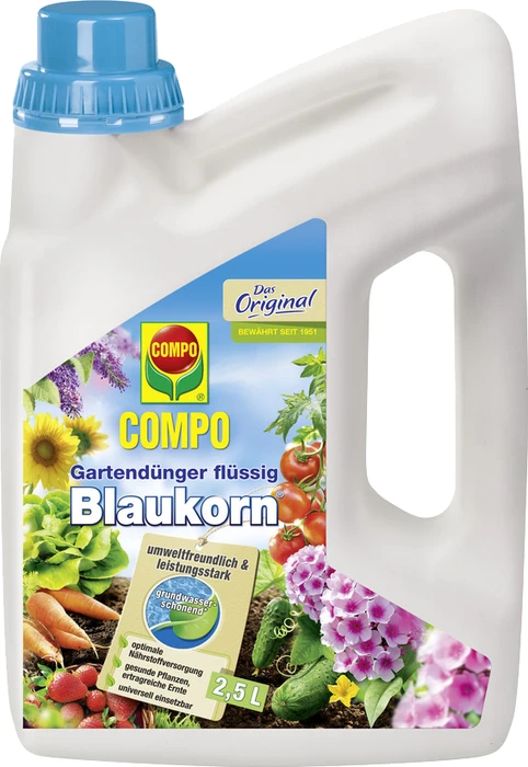 Compo NovaTec Gartendünger Blaukorn flüssig, 2.5l
