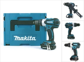Makita DHP458Y1J Akku-Schlagbohrschrauber inkl. MAKPAC + Akku 1.5Ah