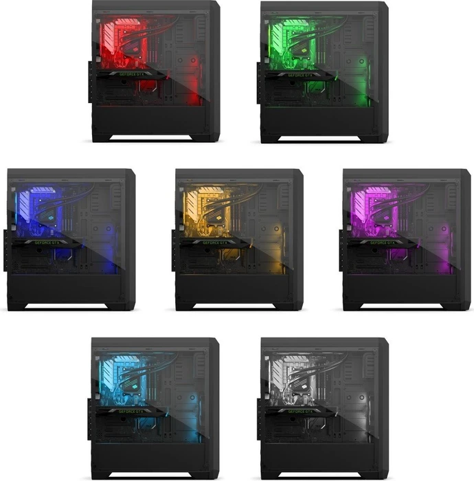 Endorfy SilentiumPC Regnum RG4T RGB Pure Black, Glasfenster