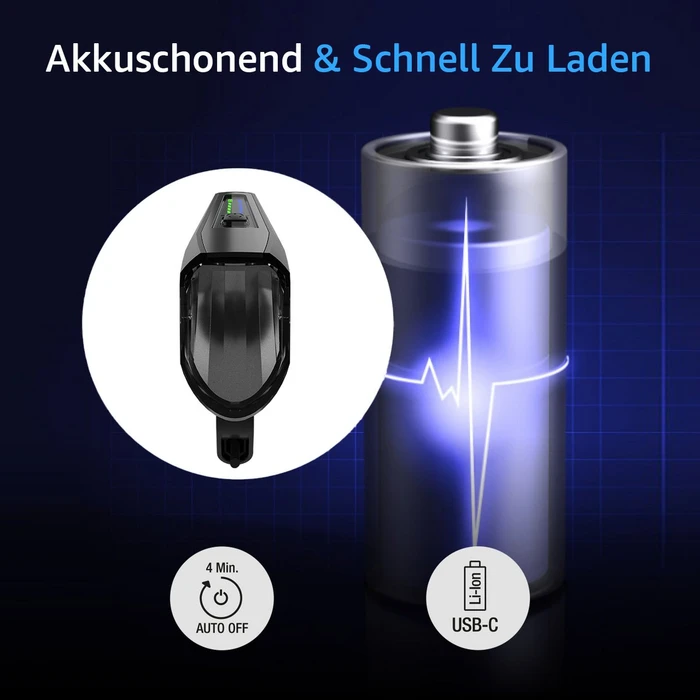 Fischer LED-Akku 110 Lux Frontlicht