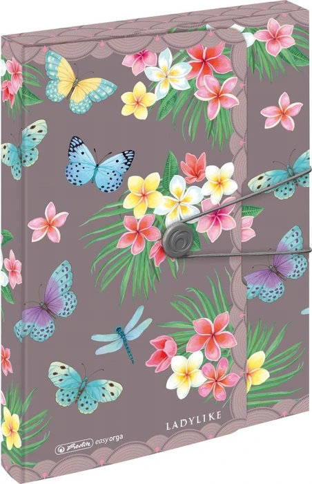 Herlitz easy orga to go Sammelbox, 40mm, A4, Ladylike Butterflies
