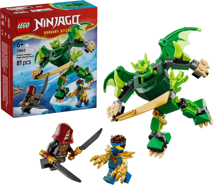 LEGO Ninjago - Lloyds Drachen-Mech Battle Set
