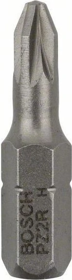 Bosch Professional Extra Hart Pozidriv Bit 1/4", PZ2x25mm, 25 Stück