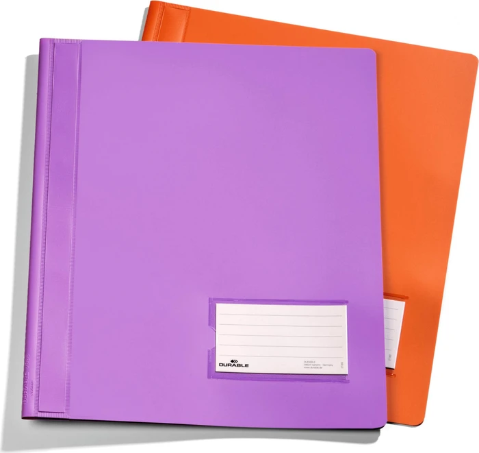Durable Duralux Transluzent Schnellhefter, A4, rot/transparent