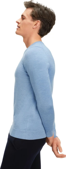 Falke Basic Apparel V-Ausschnitt Pullover azur mel. (Herren)