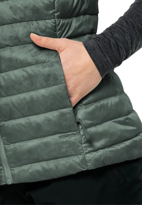 Jack Wolfskin Pilvi Funktionsweste hedge green (Damen)