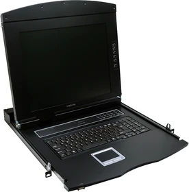 LogiLink LC702GE, 17" LCD KVM Konsole, 1-fach, DE