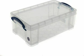 Really Useful Box Aufbewahrungsbox, 5l, transparent, 3er-Pack