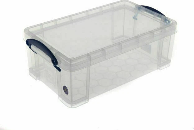 Really Useful Box Aufbewahrungsbox, 5l, transparent, 3er-Pack