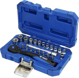 Brilliant Tools Bitset/Steckschlüsselsatz inkl. Werkzeugbox, 23-tlg.