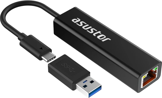 Asustor LAN-Adapter, RJ-45, USB-C 3.0 [Stecker]