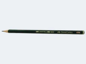 Faber-Castell Castell 9000 Bleistift 7B graphit, grün, 12er-Pack