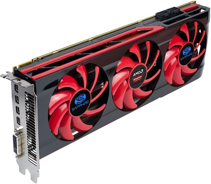 Sapphire Radeon HD 7990 [Malta XT], 2x 3GB GDDR5, DVI, 4x mDP, full retail